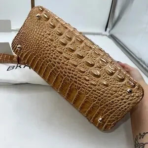 Brahmin | Bags | Brahmin Nola Honey Brown Melbourne Embossed  display picture 1
